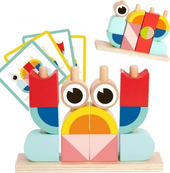 fa térbeli építőkockák – rák