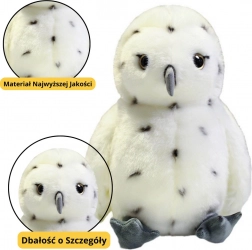 Fehér plüss bagoly 23 cm