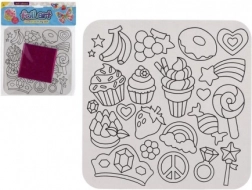 Kreatív készlet ragyogó fóliaképekkel