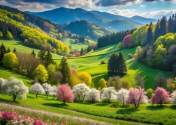 Tavaszi séta puzzle 500 darabos