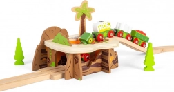 Láva Médence Alagút Fa Vonatpályához