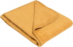 gyerek pamut takaró 75 × 100 mustárszínű
