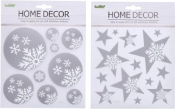 Karácsonyi dekoráció falra vagy ablakra – Karácsonyi motívumok 22,9x18,5 cm