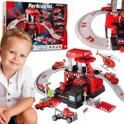 Woopie Tűzoltó parkoló mentőgarázzsal, 43 elem