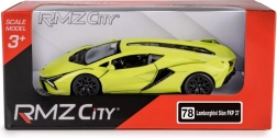 Fém RMZ City Lamborghini Sian Hologram 1:39 zöld, nyitható ajtókkal