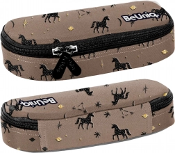 Paso egyrészes barna egyszarvús tolltartó