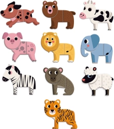 Vilac Fa mágnesek Vicces állatkák