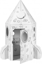 Kartondoboz gyerek rakéta saját építéshez