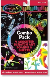 4 az 1-ben kaparós képkészlet