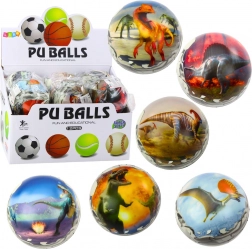 10 cm-es dinoszauruszos labda puha PU habból