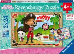 Puzzle 2×24 GABIN CICA KUCKÓ – RAVENSBURGER