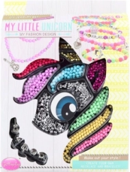 Műanyag gyöngyök – unikornis