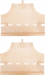 Small foot fa játékvonatpálya – T elágazás