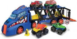 Vontató teherautó monster truck pályával, 45 cm
