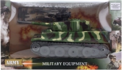 Műanyag tank kiegészítőkkel gyerekeknek