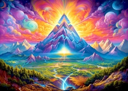 Puzzle Piramisok az Erdőkben 1000 Darabból