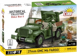 Kockás modell 37 mm GMC M6 Fargo