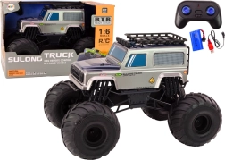 Nagy RC távirányítós terepjáró SUV 1:6 szürke