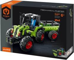 iM.MASTER építőkészlet, traktor pótkocsival 2 az 1-ben, 346 elem