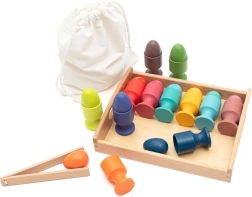 Fa Montessori tojásbedobó BABY MIX