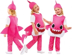 Baby Shark rózsaszín jelmez gyerekeknek 3-4 éves korig