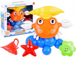 Fürdőjáték – rák szökőkúttal és tapadókorongokkal