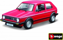 Bburago modellautó Volkswagen Golf MK1 GTI piros 1:24