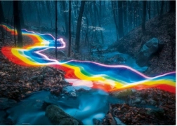 1000 darabos puzzle Varázslatos erdő, Szivárvány út
