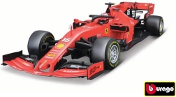 Bburago Ferrari SF90 F1 2019 Charles Leclerc 1:18 autómodell