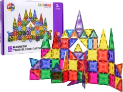 3D mágneses építőkészlet, 67 darab