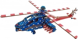 Fa 3D puzzle Amerikai harci helikopter Apache