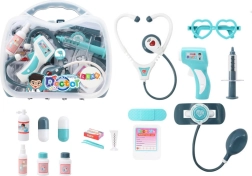 Kis orvosi készlet táskában – Világít, hangot ad, kék