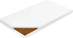 NEW BABY Standard 90 × 40 × 7 cm bölcsőmatrac – kókusz–hab