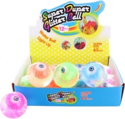 Világító labda szemmel, 6 cm