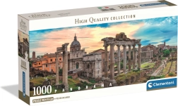 Clementoni panorámás puzzle Alkony az örök város felett 1000 darab