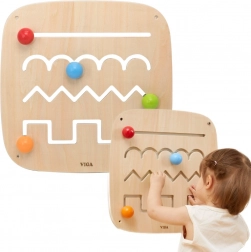 VIGA fa falra szerelhető manipulációs labirintus tábla