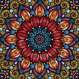 Négyzet alakú Q Gold puzzle – IV. minta, 72 darab