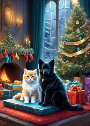 Bluebird Puzzle Karácsonyvárás 300 darab