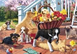 Puzzle Kiskutyák 1000 darabos DINO