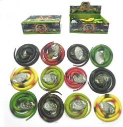 Gumiból készült kígyó 75 cm