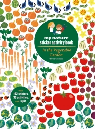 Chronicle Books matricás foglalkoztató könyv My Nature: A zöldségeskertben