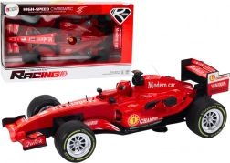 piros versenyautó 1:12 hangokkal és fényekkel