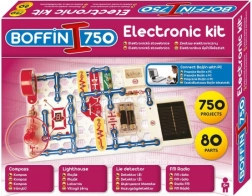 BOFFIN I 750 elektronikus építőkészlet – 750 projekt és 80 alkatrész