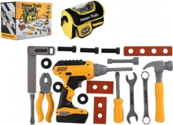 Gyermek szerszámkészlet akkus fúróval és táskával