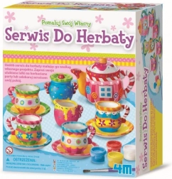 Mini teáskészlet kreatív festéshez