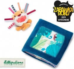 Lilliputiens - Könyv miniatűr bábbal Lew Jack 9 hó+