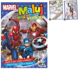 Vízfestős színező A5 MARVEL 15 × 21 cm
