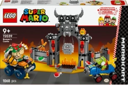 lego super mario mario kart – bowser vára versenykészlet
