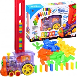 dominóvonat adagolóval, 80 darab