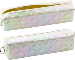 Iskolai tolltartó gyöngyház színű domború mintával